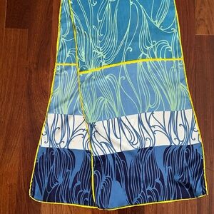 Vintage Made In Japan De Mura 100% Silk Scarf ~ 57.5" long